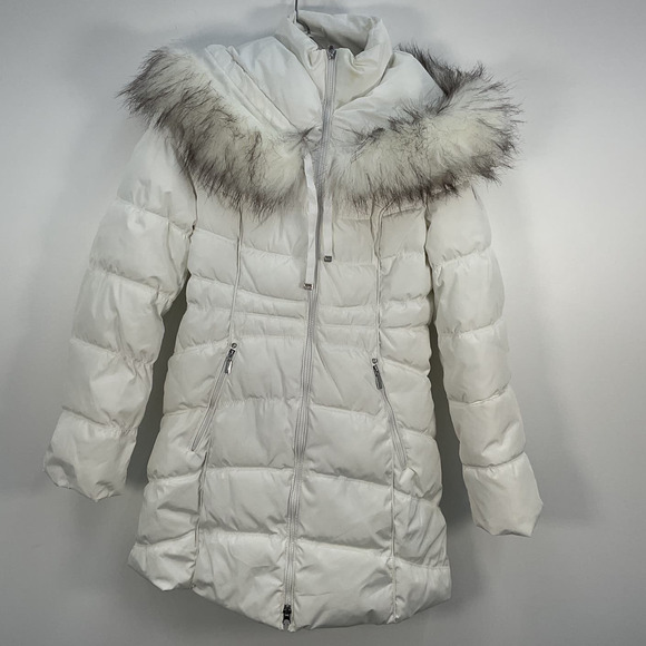 Laundry Unisex Kids Cream Puffer Jacket S Preowned